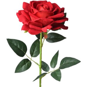 Clayre & Eef Artificial Flower Rose 5PL0106R Red...