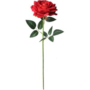 Clayre & Eef Artificial Flower Rose 5PL0106R Red...