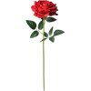 Clayre & Eef Artificial Flower Rose 5PL0106R Red Green Ø12x76 cm Easy Care Decoration