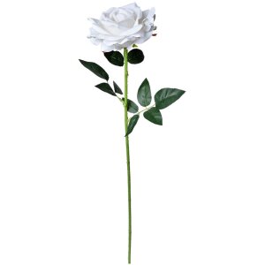 Clayre & Eef 5PL0106W Artificial Flower Rose White...