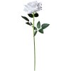 Clayre & Eef 5PL0106W Artificial Flower Rose White Green Ø12x76 cm