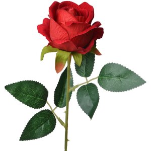 Clayre & Eef 6PL0317R Artificial Flower Rose Red...