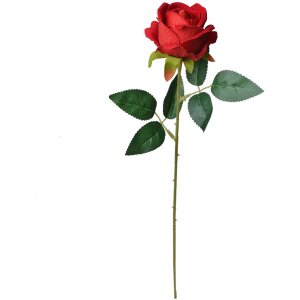 Clayre & Eef 6PL0317R Artificial Flower Rose Red...