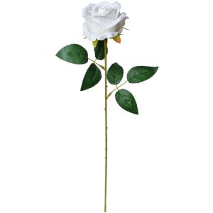 Clayre & Eef 6PL0317W Artificial Flower Rose White...