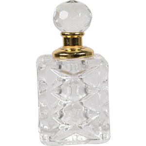 Clayre & Eef 6GL5017 Perfume Bottle Transparent Glass...