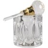 Clayre & Eef 6GL5019 Perfume Bottle Transparent Glass Ø 3x7 cm Classic