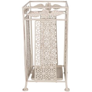 Clayre & Eef 6Y5664 Umbrella Stand Iron Antique White...