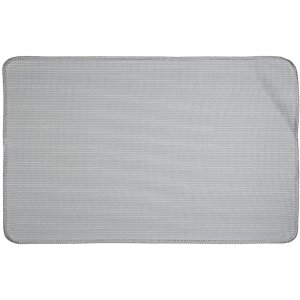 Clayre & Eef BM0008G Bath Mat Heart Grey 78x48x1 cm