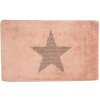 Clayre & Eef BM0010P Bath Mat Star Pink 78x48 cm