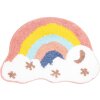 Clayre & Eef BM0016 Bath mat rainbow cloud 60x40 cm