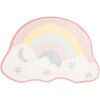 Clayre & Eef BM0016 Bath mat rainbow cloud 60x40 cm