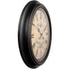 Clayre & Eef 6KL0826 Wall Clock Vintage Design Ø50 cm Black Beige