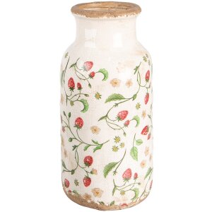 Clayre & Eef Vase 6CE1933L Flower Pattern...