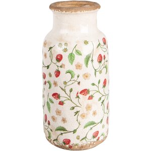 Clayre & Eef Vase 6CE1933L Flower Pattern...