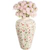 Clayre & Eef Vase 6CE1939L Strawberry design Ø 24x40 cm