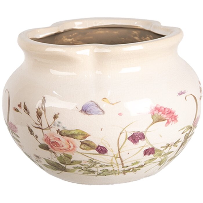 Clayre & Eef 6CE1944S Decoration flower pot Ø 17x12 cm