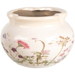 Clayre & Eef 6CE1944S Decoration flower pot Ø 17x12 cm