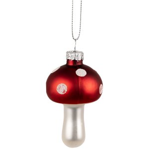 Clayre & Eef 6GL4477 Christmas tree bauble mushroom...