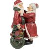 Clayre & Eef 6PR2780GG Christmas decoration Santa & Mrs Claus 10x10x16 cm