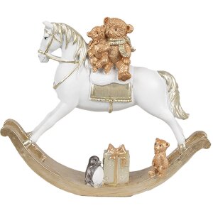 Clayre & Eef 6PR4921GG Decoration Rocking Horse...