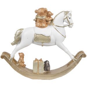 Clayre & Eef 6PR4921GG Decoration Rocking Horse 18x4x15 cm