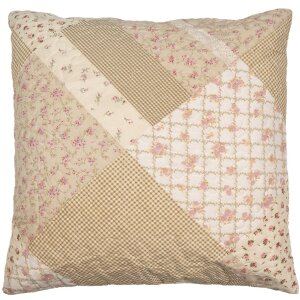 Clayre & Eef Q198.030 Cushion Cover Patchwork Beige...