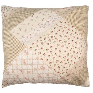 Clayre & Eef Q198.030 Cushion Cover Patchwork Beige...