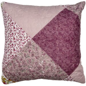 Clayre & Eef Q201.020 Cushion cover patchwork pink...