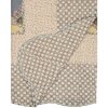 Clayre & Eef Q203.060 Bedspread 180x250 cm with Cushion Cover 50x70 cm Vintage