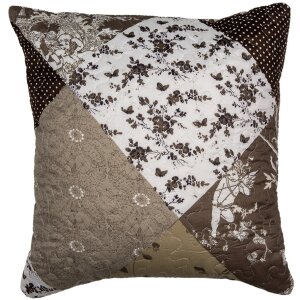 Clayre & Eef Q205.020 Cushion Cover Patchwork Brown...