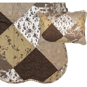 Clayre & Eef Q205.061 Patchwork bedspread 230x250 cm...