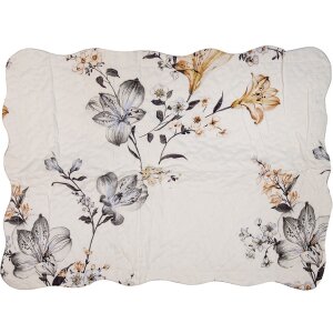 Clayre & Eef Q207.060 Bedspread 180x250 cm with Cushion Cover 50x70 cm Floral