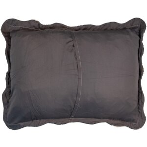 Clayre & Eef Q208.060 Bedspread 180x250 cm 1 Pillowcase 50x70 cm Black