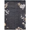 Clayre & Eef Q208.060 Bedspread 180x250 cm 1 Pillowcase 50x70 cm Black