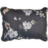 Clayre & Eef Q208.060 Bedspread 180x250 cm 1 Pillowcase 50x70 cm Black