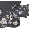 Clayre & Eef Q208.061 Bedspread 230x250 cm 2 Pillowcases 50x70 cm Anthracite