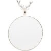 Clayre & Eef 52S320 Mirror Deer Head Round 48x10x67 cm