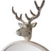 Clayre & Eef 52S320 Mirror Deer Head Round 48x10x67 cm