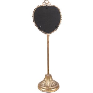 Clayre & Eef 62S305 Standing Mirror Heart Shape Gold 14x11x43 cm