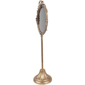 Clayre & Eef 62S307 Standing Mirror Gold 13x11x46 cm