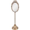 Clayre & Eef 62S307 Standing Mirror Gold 13x11x46 cm