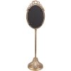 Clayre & Eef 62S307 Standing Mirror Gold 13x11x46 cm