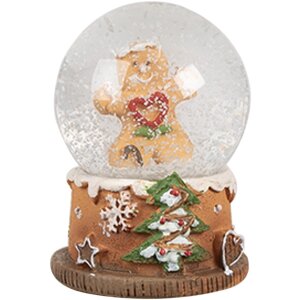 Clayre & Eef 65765 Snow globe gingerbread man...