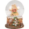 Clayre & Eef 65765 Snow globe gingerbread man Ø 5x6 cm