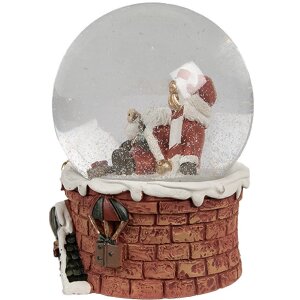 Clayre & Eef 65769 Snow globe Father Christmas with...