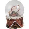 Clayre & Eef 65769 Snow globe Father Christmas with music Ø 10x15 cm