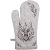 Clayre & Eef GTW44 Oven glove deer motif beige-brown 18x30 cm