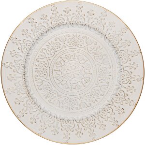 Clayre & Eef 65762 Place Mat Ø 33 cm White...