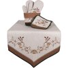 Clayre & Eef LFJ45 Potholder Beige Brown Cotton 20x20 cm