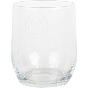 Clayre & Eef BHSGL0006 Drinking Glass Smiley...